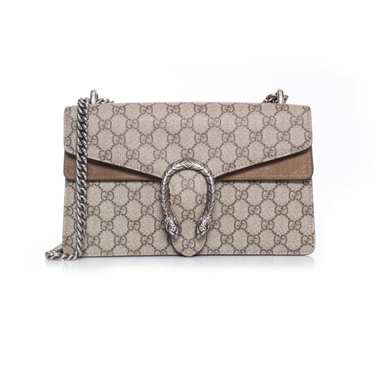 Gucci, Dionysus GG supreme bag in beige